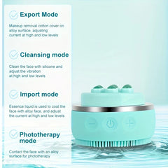 Vibrating Facial Brush with Graphene Heat USB