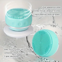 Vibrating Facial Brush with Graphene Heat USB