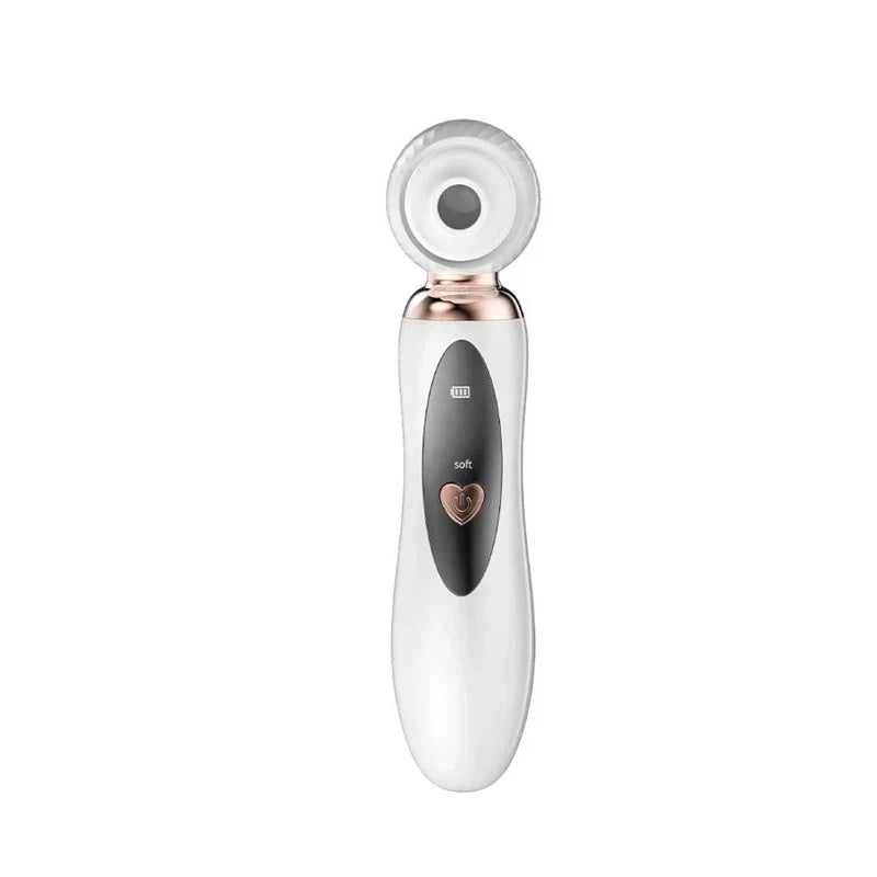 pore cleaner vacuum with camera showing magnified skin view