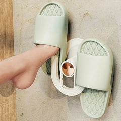 Wall-Mounted Slipper Rack Organizer