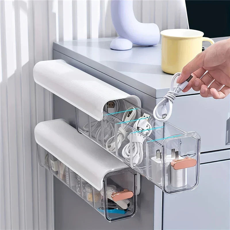 Wall Mount Adhesive Underwear Sock Organizer Box