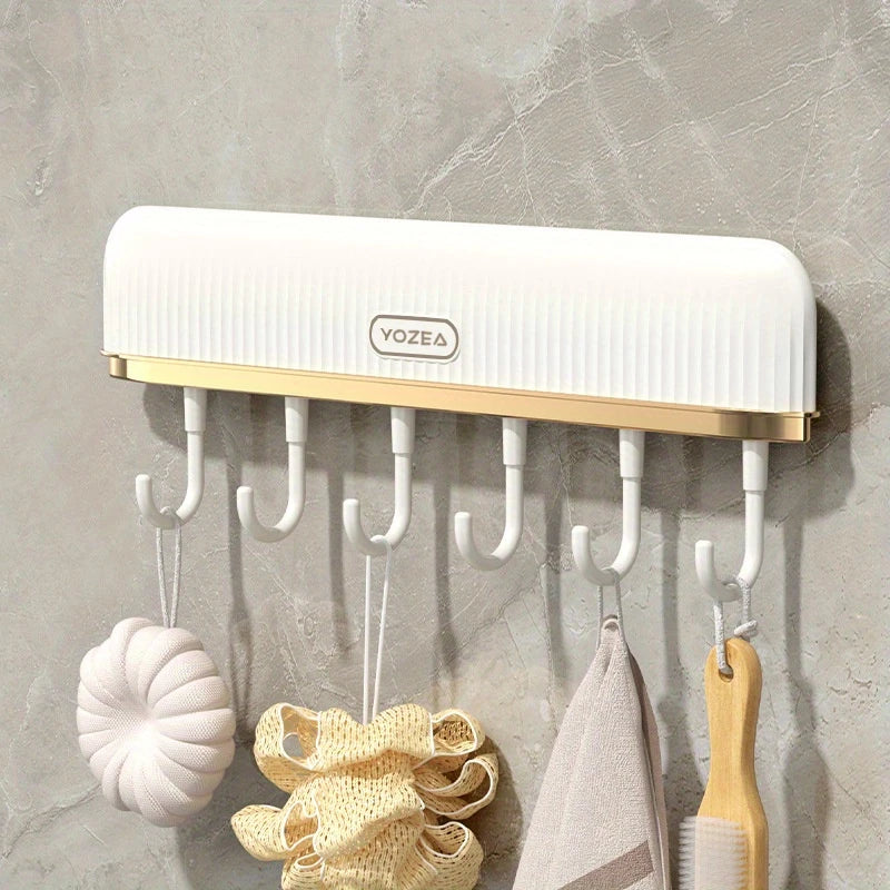Wall Mount Hook Shelf Organizer