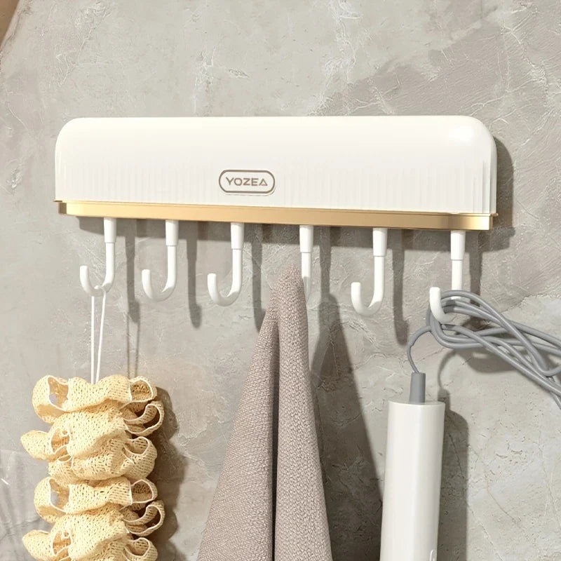 Wall Mount Hook Shelf Organizer