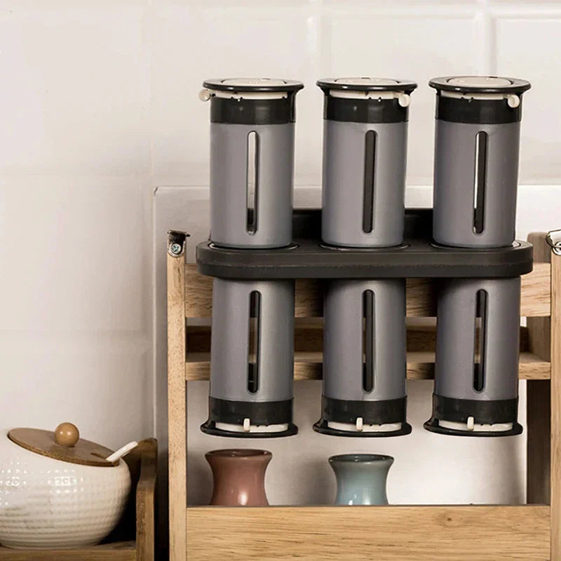Wall Mount Magnetic Spice Rack Shelf