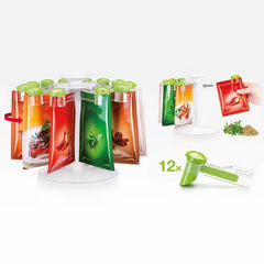 Wall Mount Plastic Grocery Bag Holder Dispenser