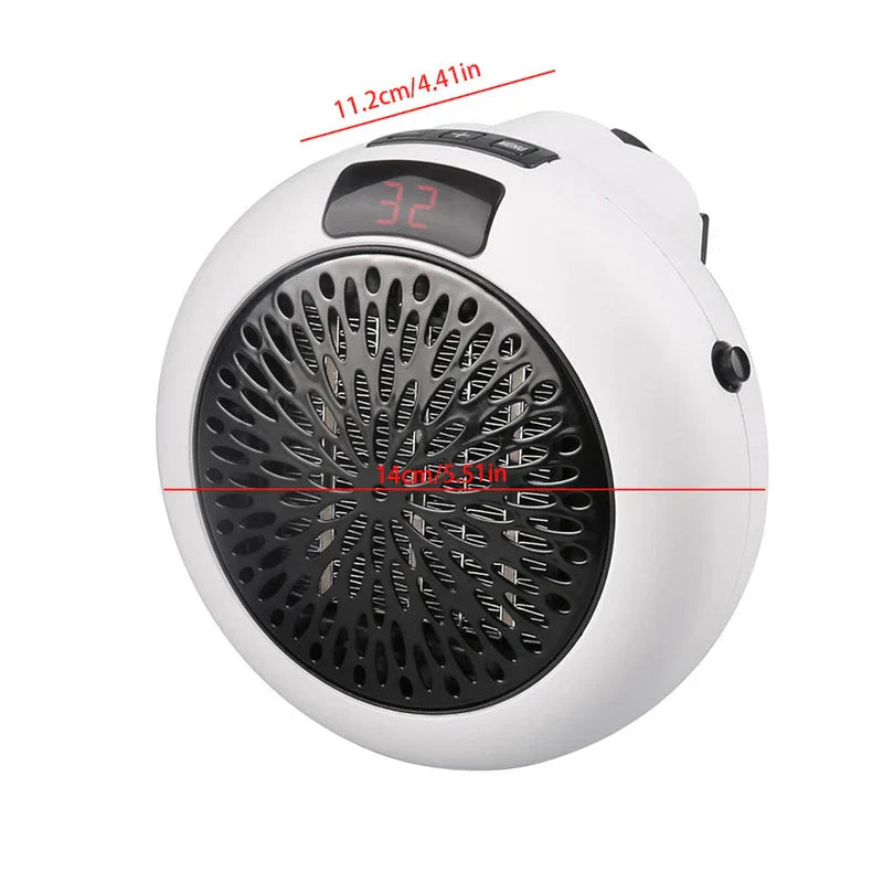 Wall Mount Portable Electric Space Heater Fan