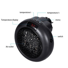 Wall Mount Portable Electric Space Heater Fan