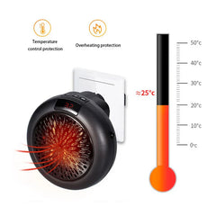 Wall Mount Portable Electric Space Heater Fan