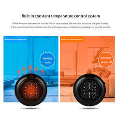 Wall Mount Portable Electric Space Heater Fan