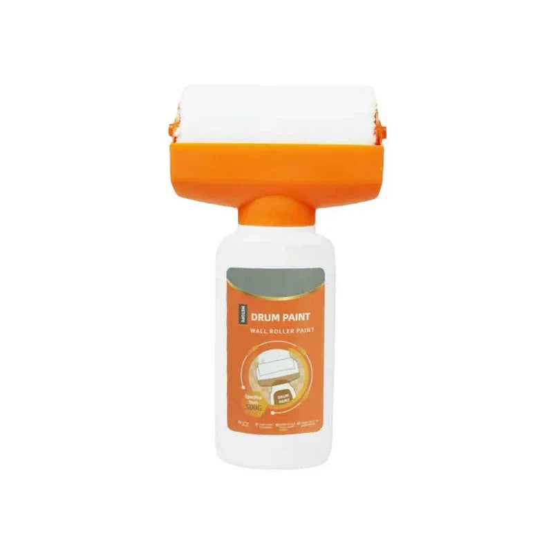 Wall Stain Remover Sponge - Straight-on front view of fully assembled wall cleaning tool showing product label