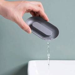 Waterfall Draining Soap Dish Holder Tray