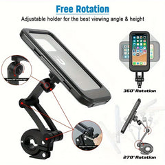 Waterproof Bike Phone Mount Holder Bag