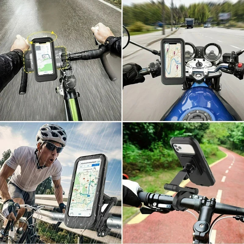 Waterproof Bike Phone Mount Holder Bag
