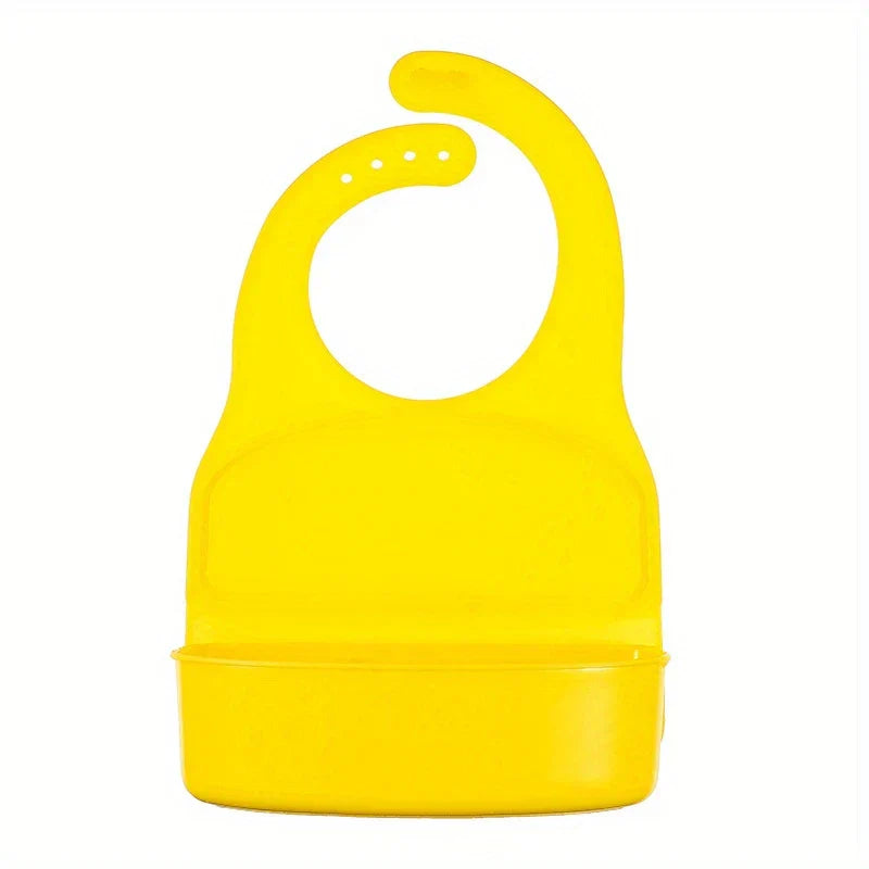 Waterproof Silicone Baby Bib with Food Catcher
