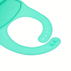 Waterproof Silicone Baby Bib with Food Catcher