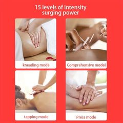 Wearable Pendant Neck Massager With Heat Pulse