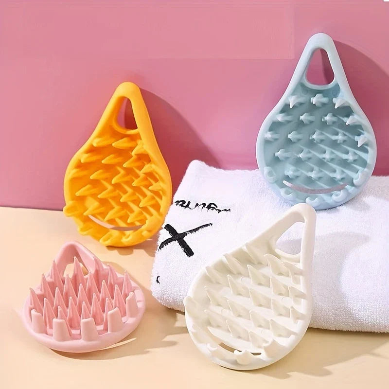Wet Dry Scalp Massager Shampoo Brush