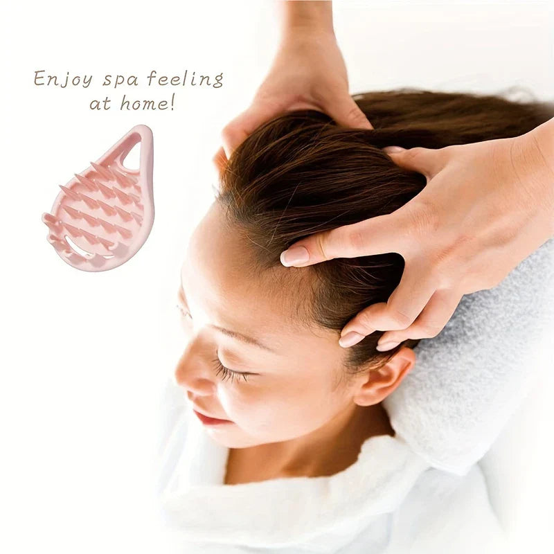 Wet Dry Scalp Massager Shampoo Brush
