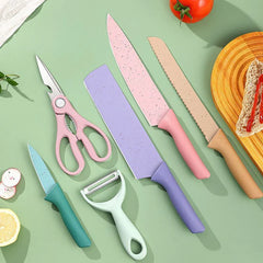 Wheat Straw Kitchen Utensil Set 6 Piece Small