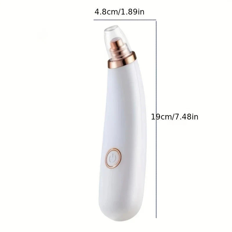 White Blackhead Remover Vacuum Battery Operated