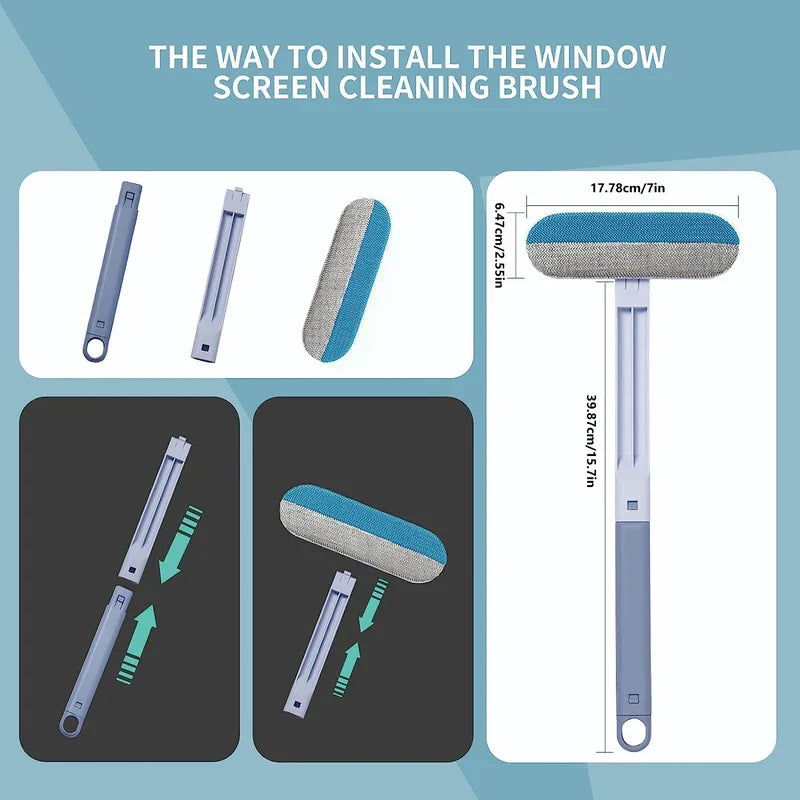Window Mesh Screen Cleaning Brush Tool