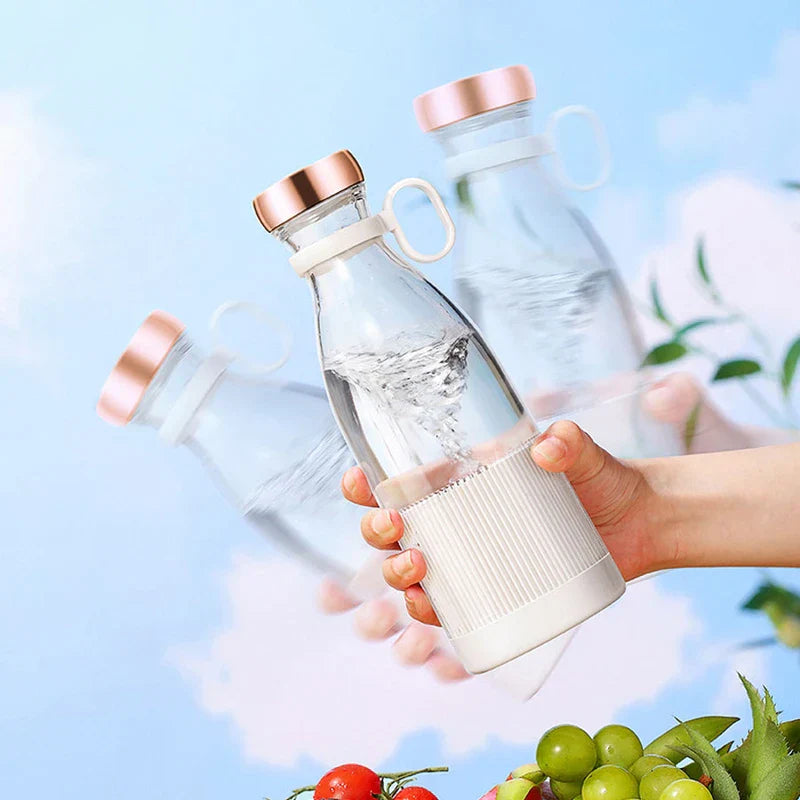 Wine Bottle Shaped Drinking Glass