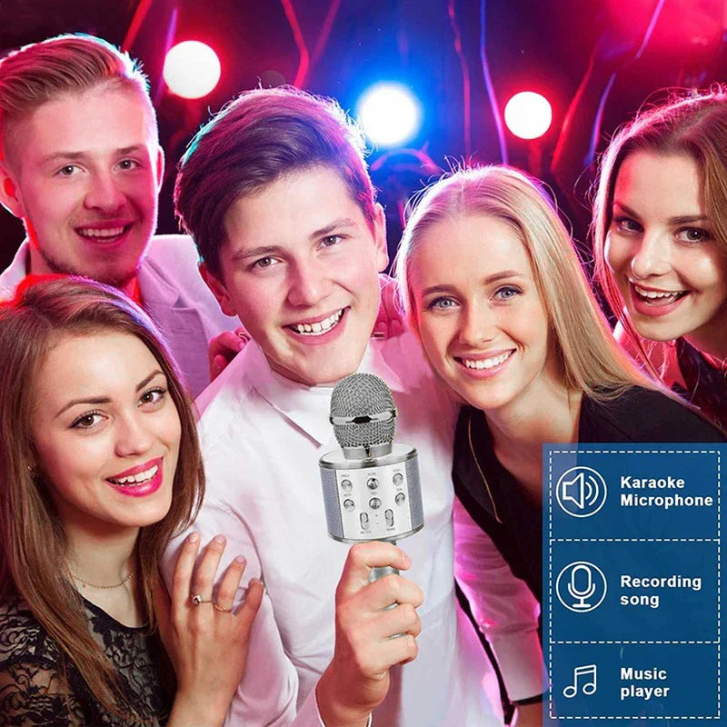 Wireless Bluetooth Karaoke Microphone Speaker