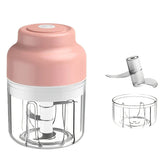 Wireless Electric Mini Garlic Chopper Press Mincer