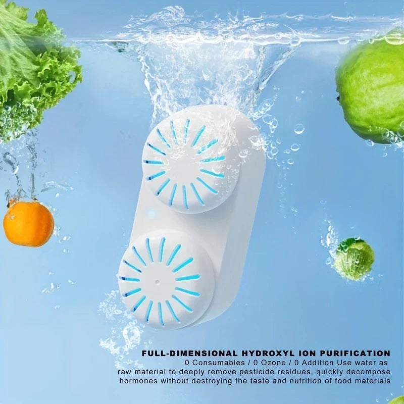 Wireless Fruit Vegetable Purifier Washer Capsule