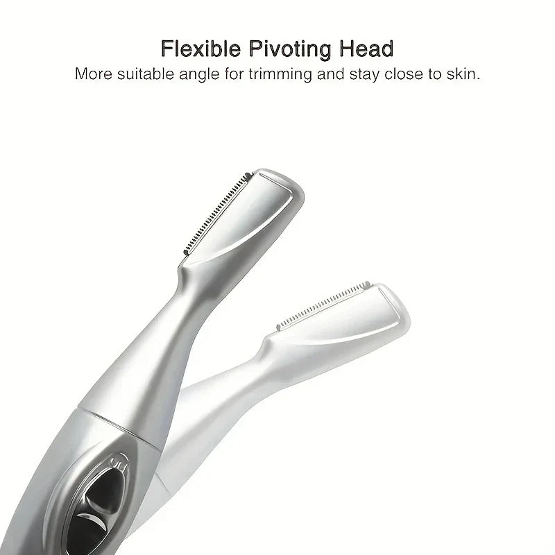 Women's Eyebrow Trimmer Razor Battery Operated
