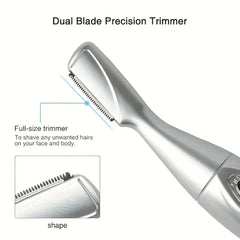 Women's Eyebrow Trimmer Razor Battery Operated