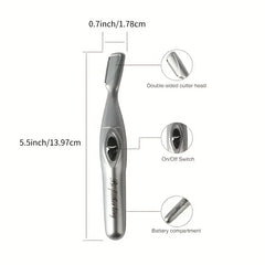 Women's Eyebrow Trimmer Razor Battery Operated