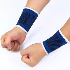 Wrist brace support wrap band laid flat