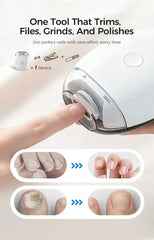 Universal automatic nail file for adults and children