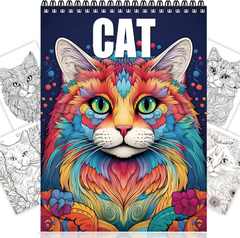 DIY Coloring Book for Adults | Stress Relief Therapeutic Art Book, Multiple Patterns Available