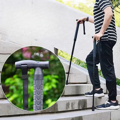 GS183 FOX Telescopic Hiking Trekking Pole with Self-Defense Baton