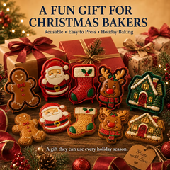 🍪Latest 2026 Christmas Baking Molds – 9 Festive Designs 🎄