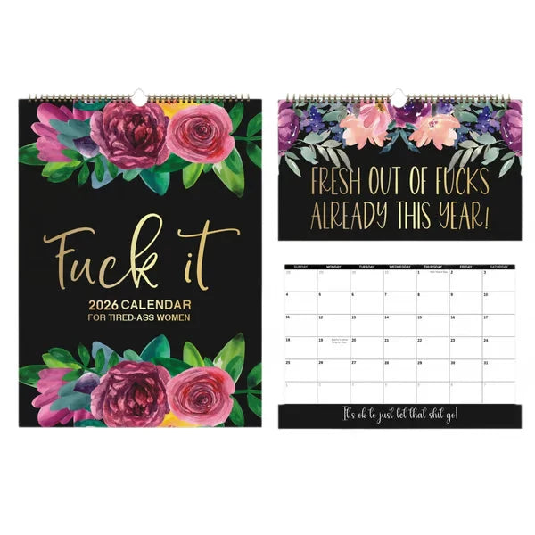 Fuck It Again â€?2026 Calendar For Women Who’ve Had Enough New HomeGoods