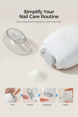 Universal automatic nail file for adults and children