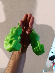 Funny Cat Muscle Arms Costume: 3D Printed Pet Accessory