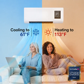 No-Installation Portable AC & Heater – Cool & Heat All Year Round