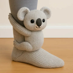 Cozy 3D Knit Animal Socks, Cute & Comfy for You or a Lovely Gift ๐