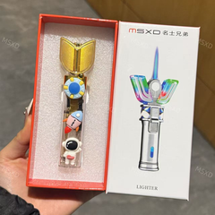 Space Astronaut Transforming Torch Lighter – Jet Flame, LED Lights & Gift Box