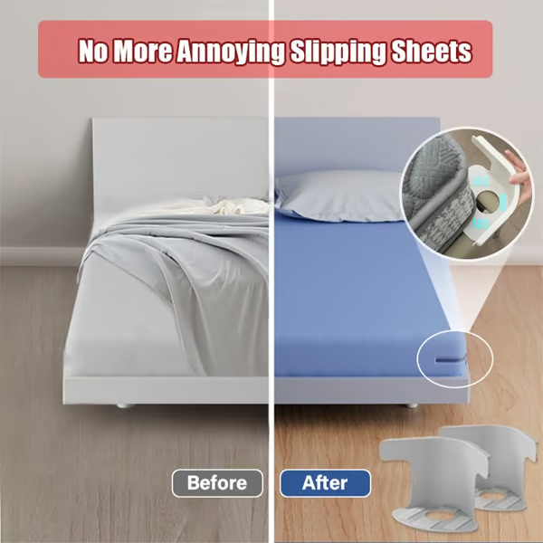 Sheet Holders - Secure Bed Sheets Firmly in Place New HomeGoods