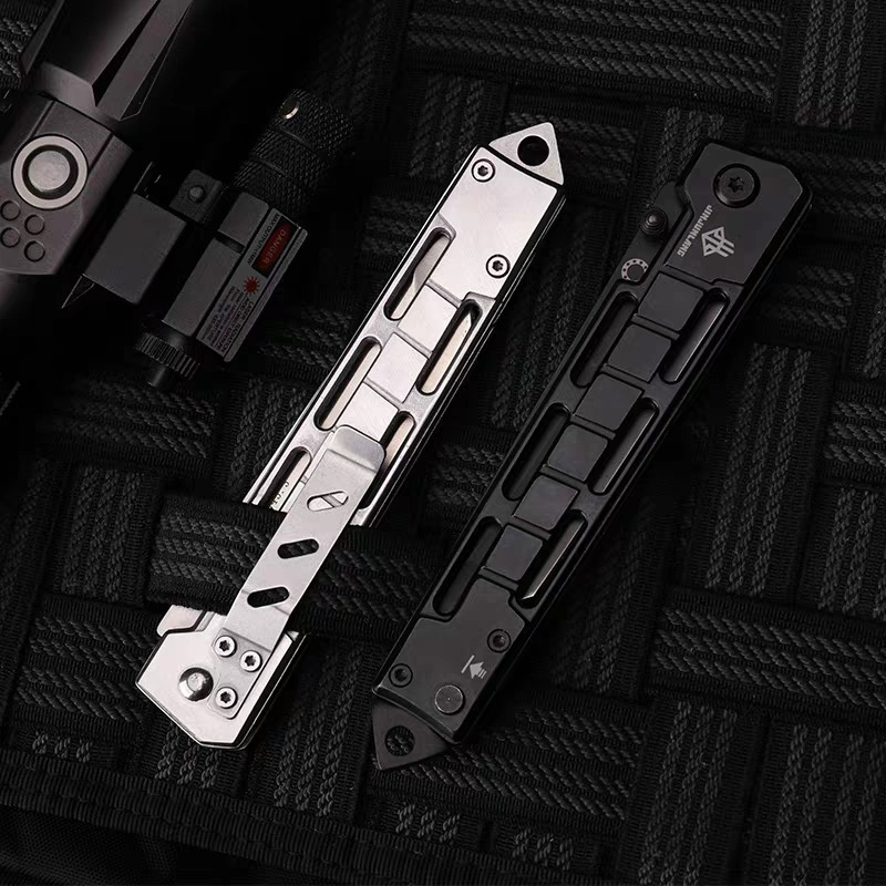 Folding Knife with Slingshot Outdoor Knife EDC Knife-GS19