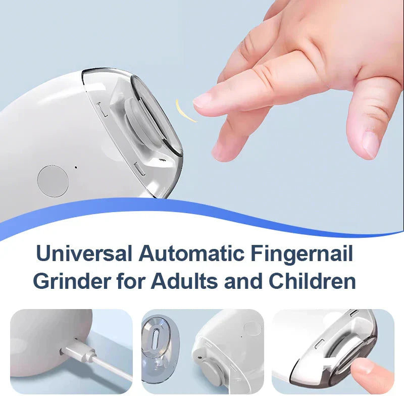 Universal automatic nail file for adults and children