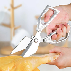 BoneMaster™ Heavy-Duty Kitchen Shears – Powerful Poultry & Meat Cutting Scissors