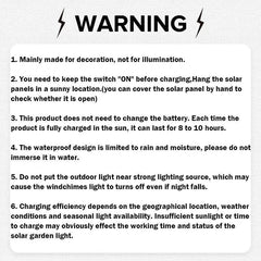 Enchanted Garden: Solar-Powered Color-Changing LED Wind Chimes - New HomeGoods