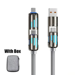 ⚡4-in-1 USB Charging Cable fast charging MAX 60w