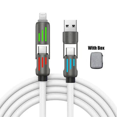 ⚡4-in-1 USB Charging Cable fast charging MAX 60w